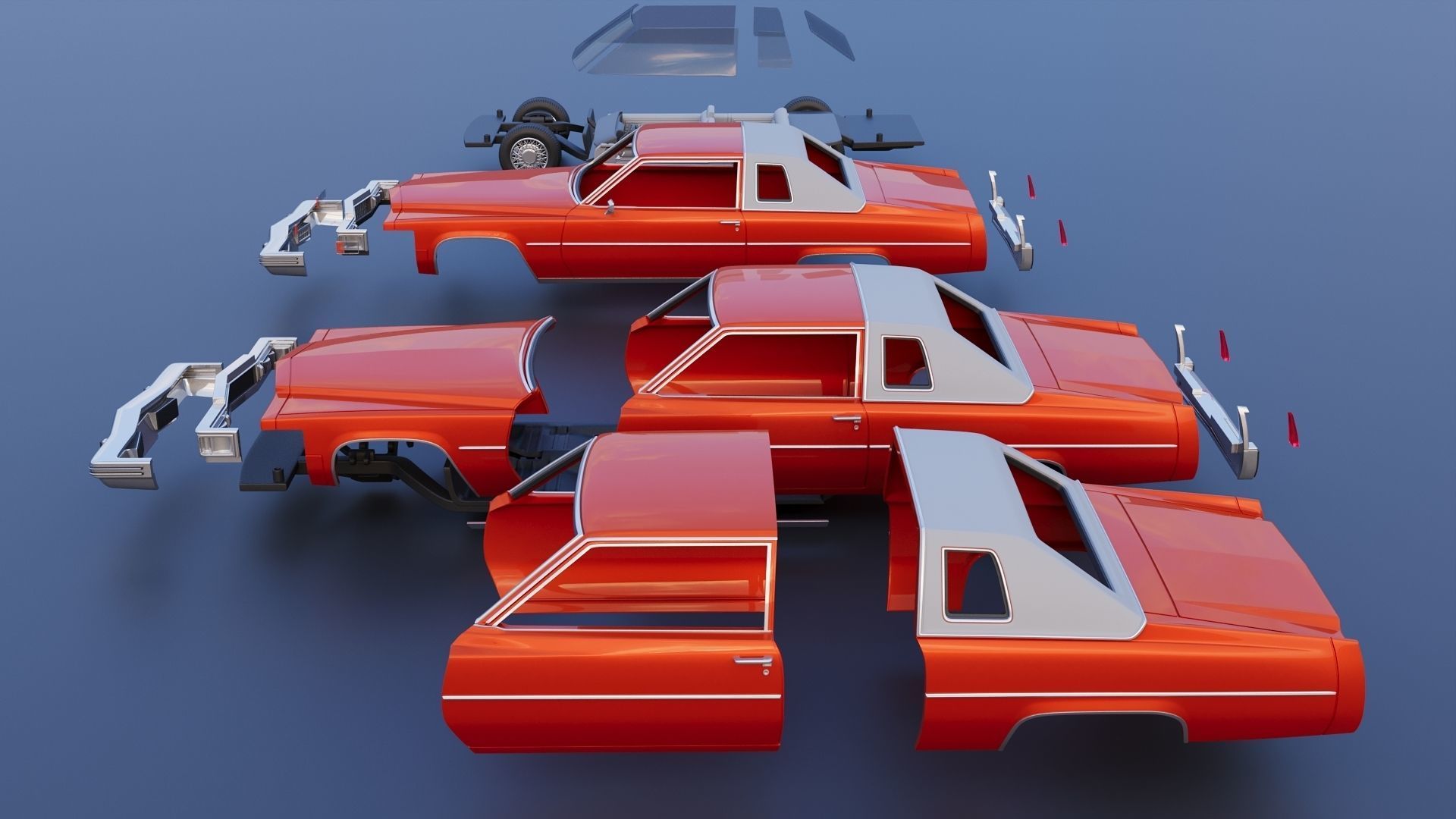 Cadillac Coupe Deville 1977 3D print model_12