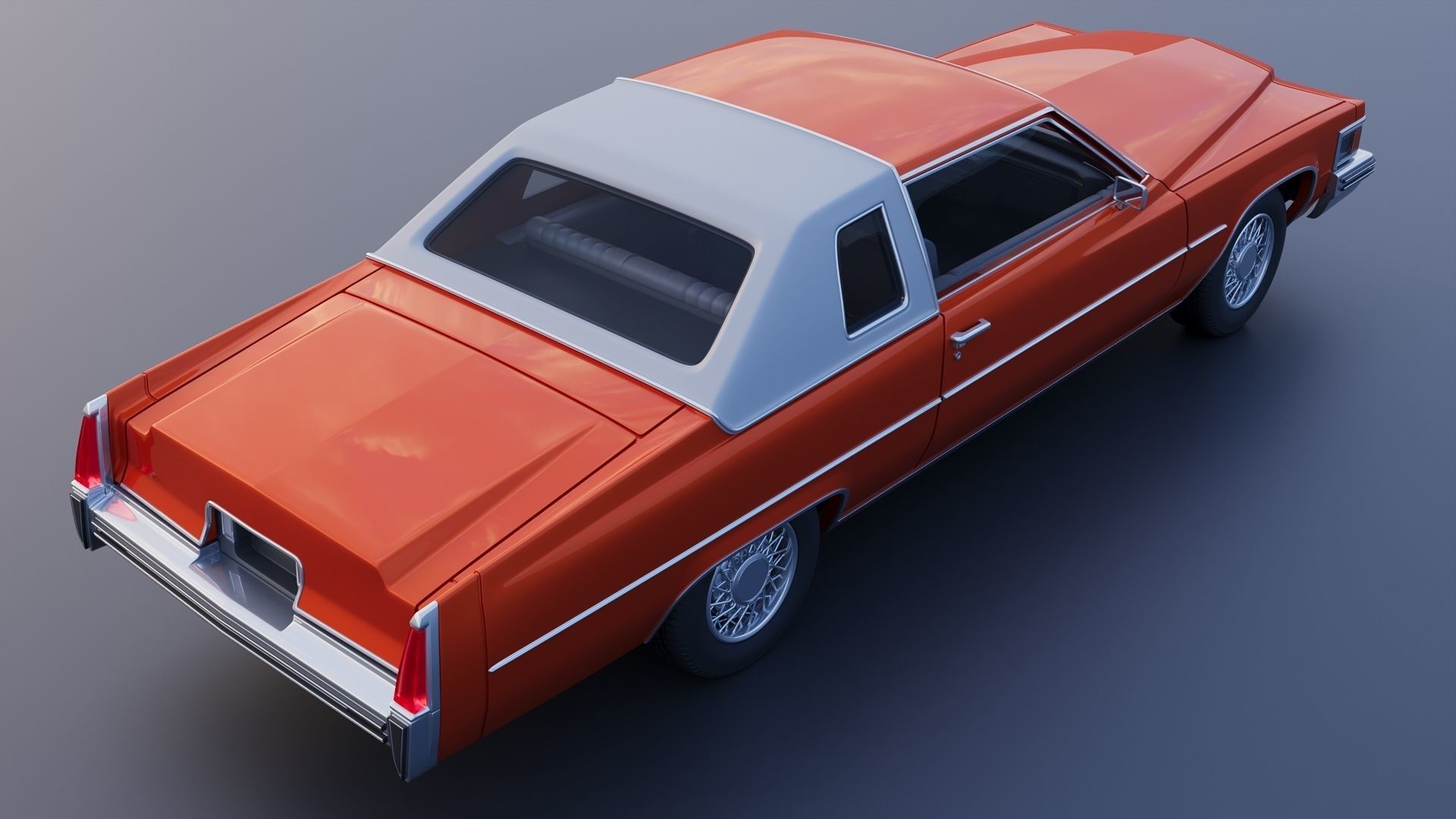 Cadillac Coupe Deville 1977 3D print model_6