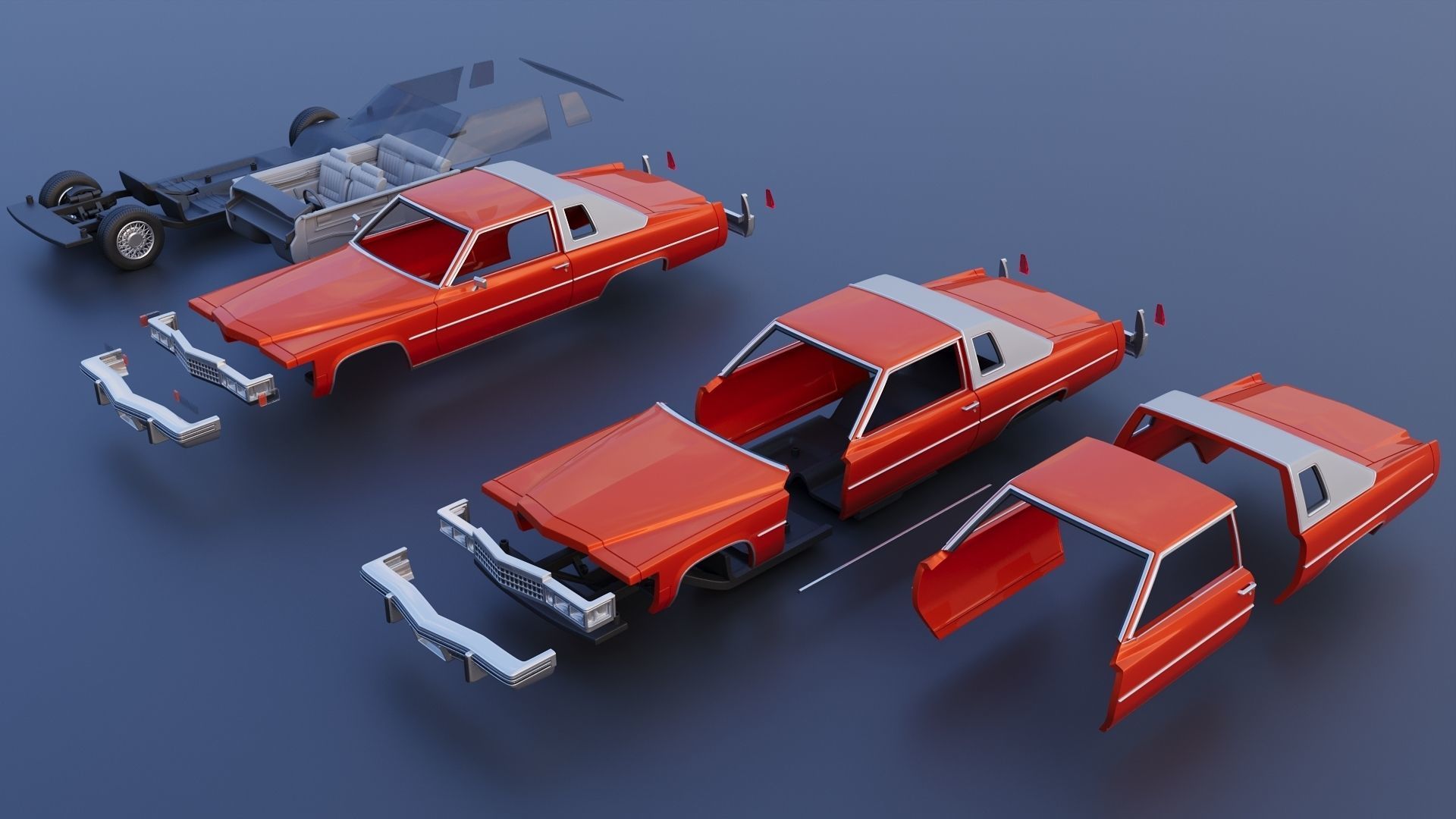 Cadillac Coupe Deville 1977 3D print model_11