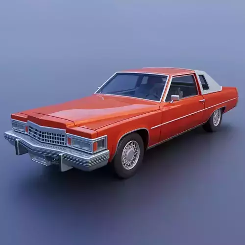 Cadillac Coupe Deville 1977 3D print model