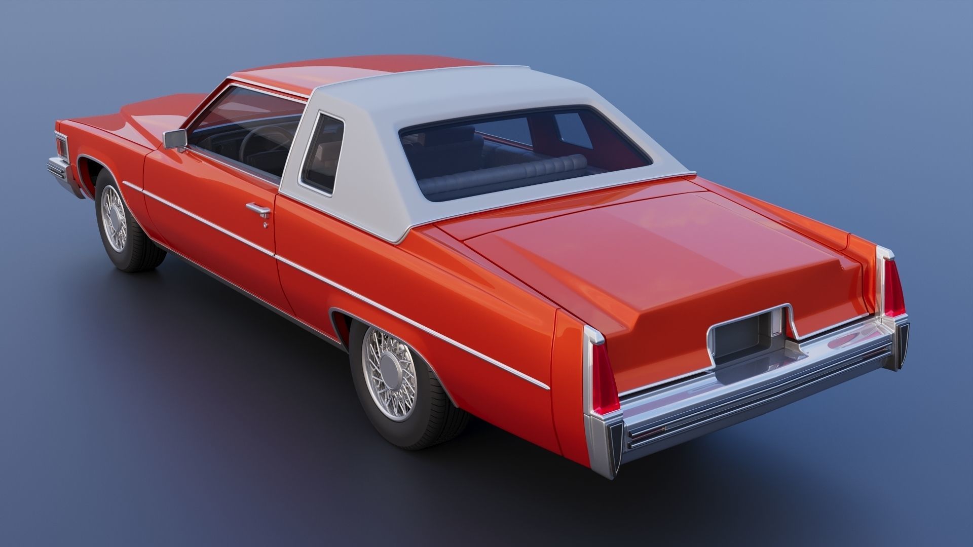 Cadillac Coupe Deville 1977 3D print model_4