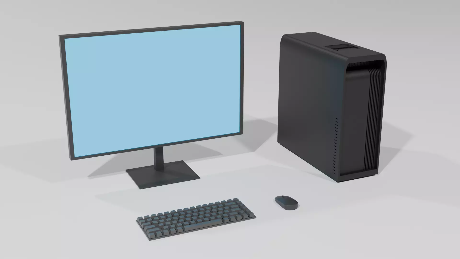 Japanese desktop PC product Free 3D model
