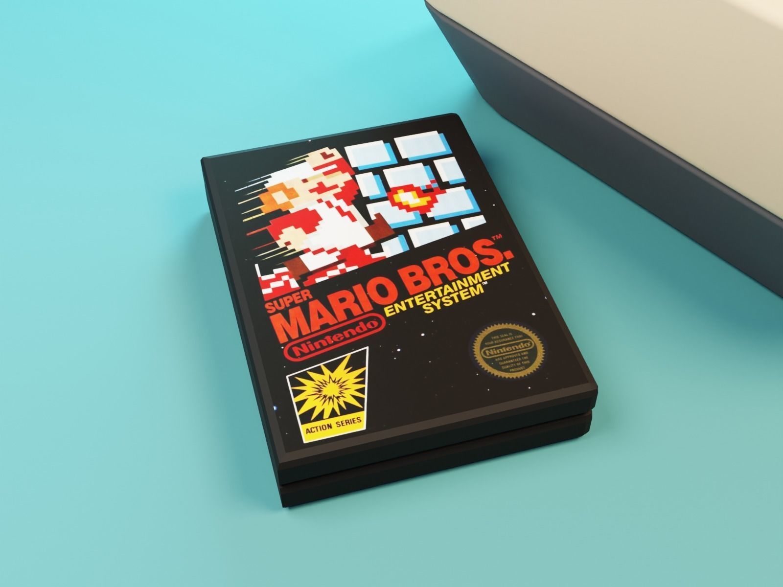 Retro Games Console Free 3D model_5