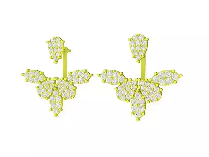 A75967 Luxury Korean Style Fashion Diamond Earring