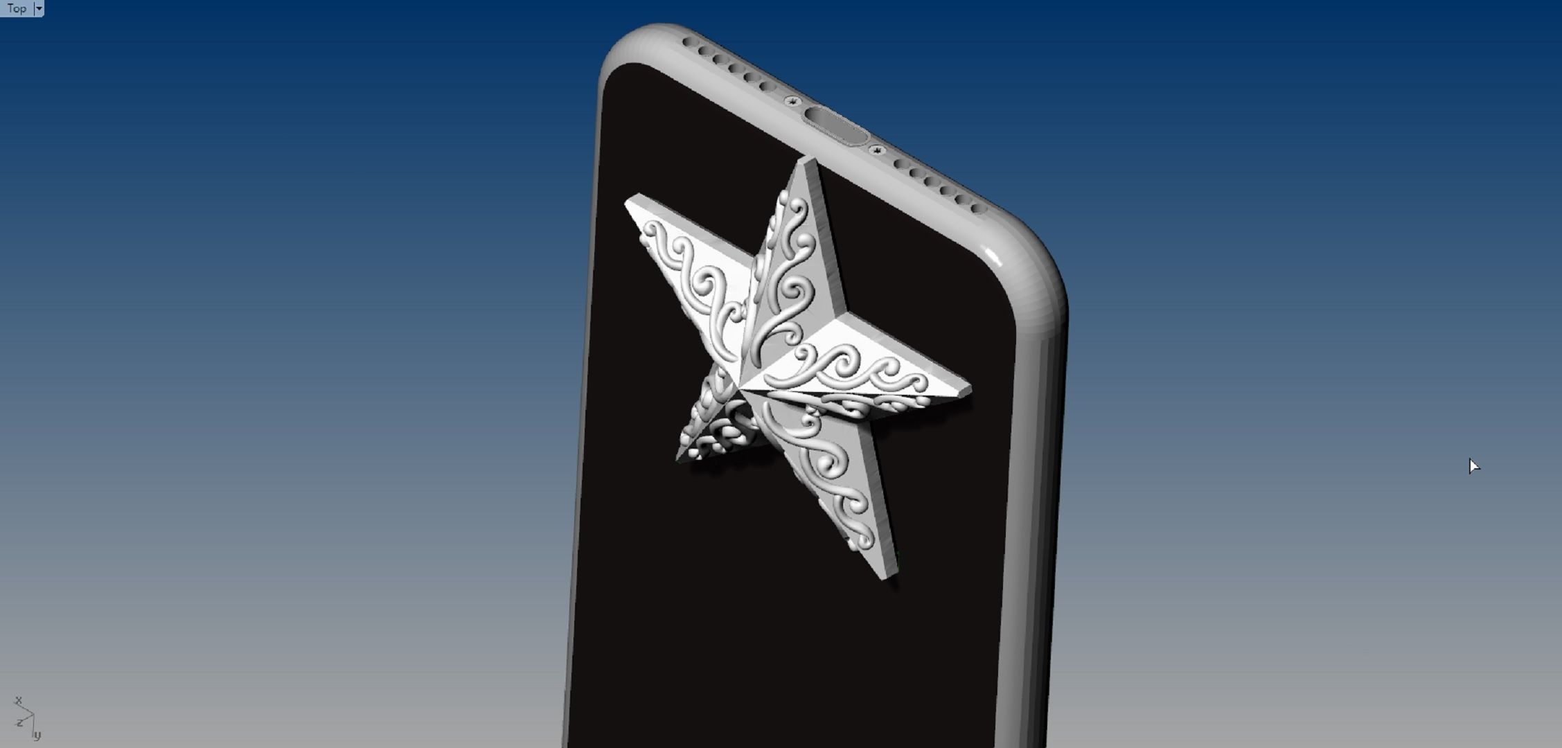 CHRISMAS STAR 3D print model_10