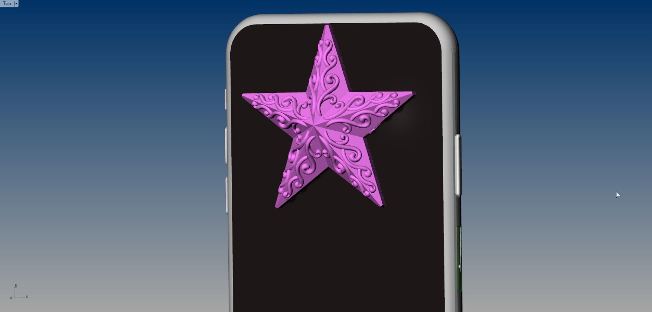 CHRISMAS STAR 3D print model_1