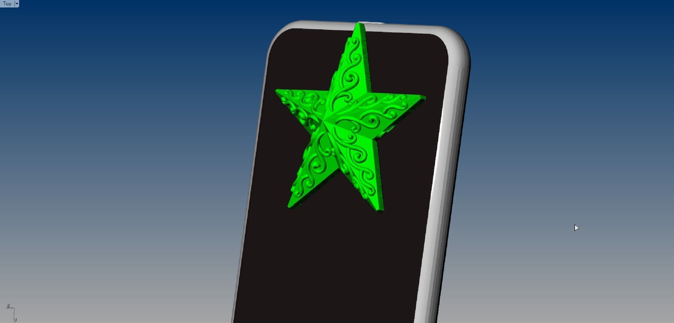 CHRISMAS STAR 3D print model_6