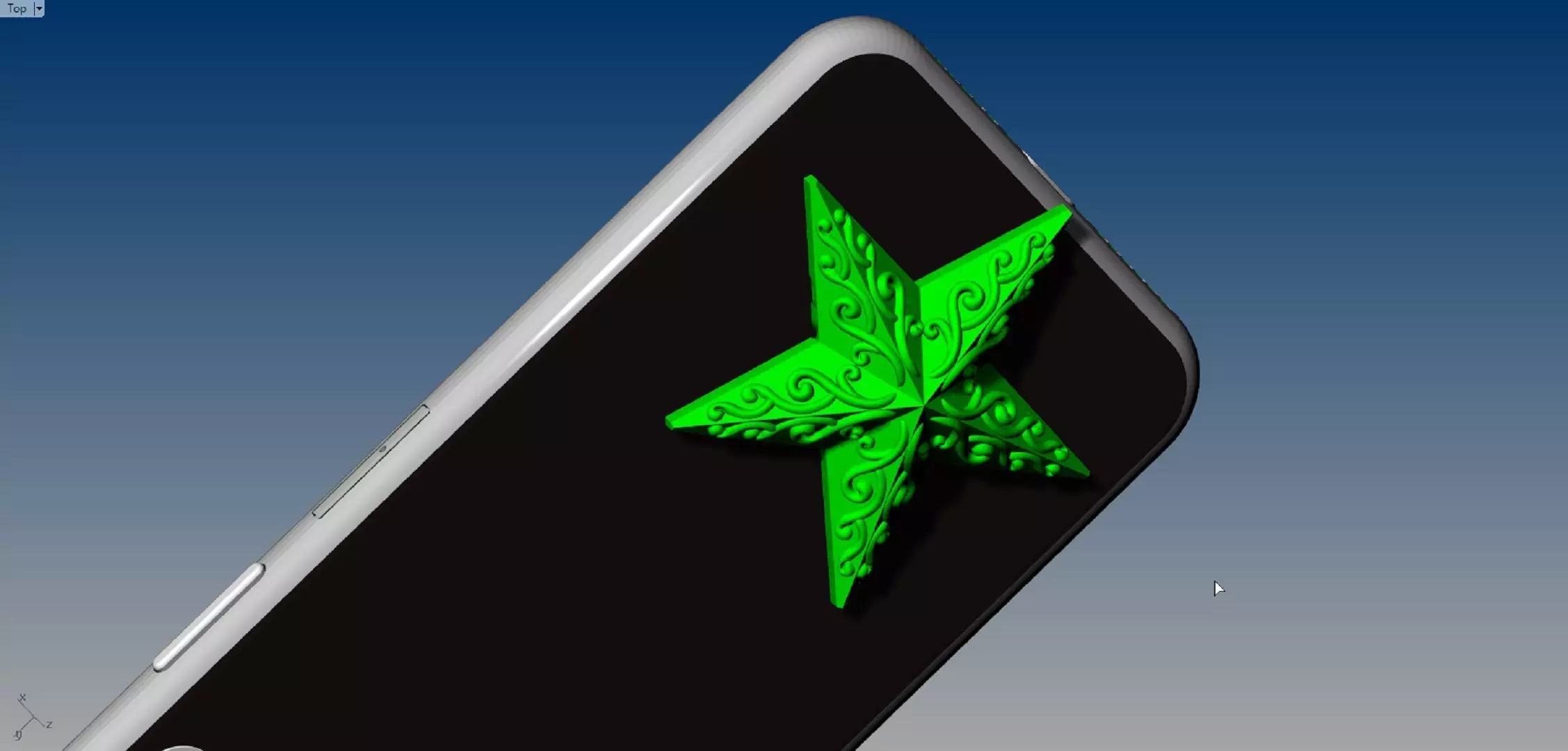 CHRISMAS STAR 3D print model_0