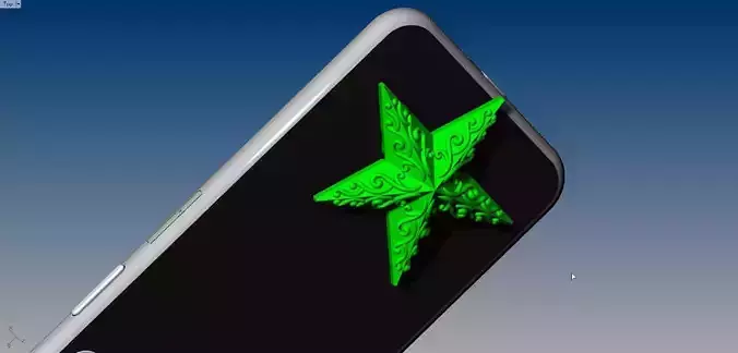 CHRISMAS STAR 3D print model CHRISMAS STAR 3D print model