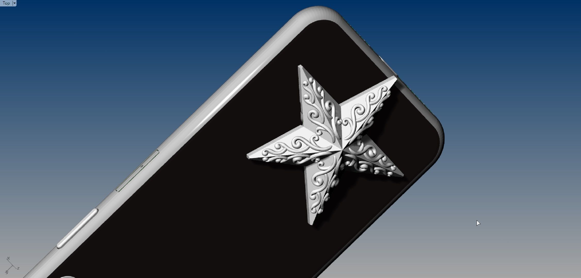 CHRISMAS STAR 3D print model_2