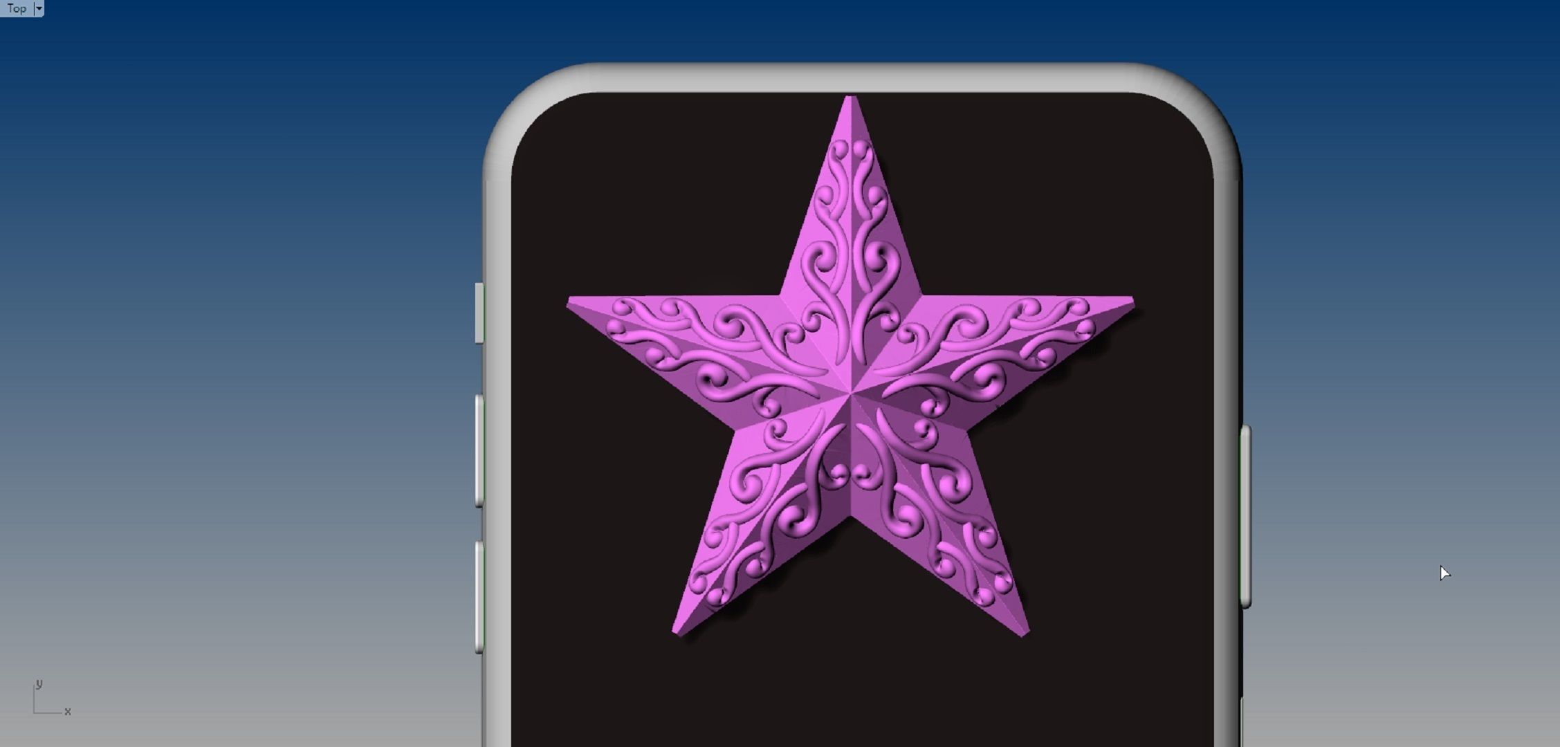 CHRISMAS STAR 3D print model_8