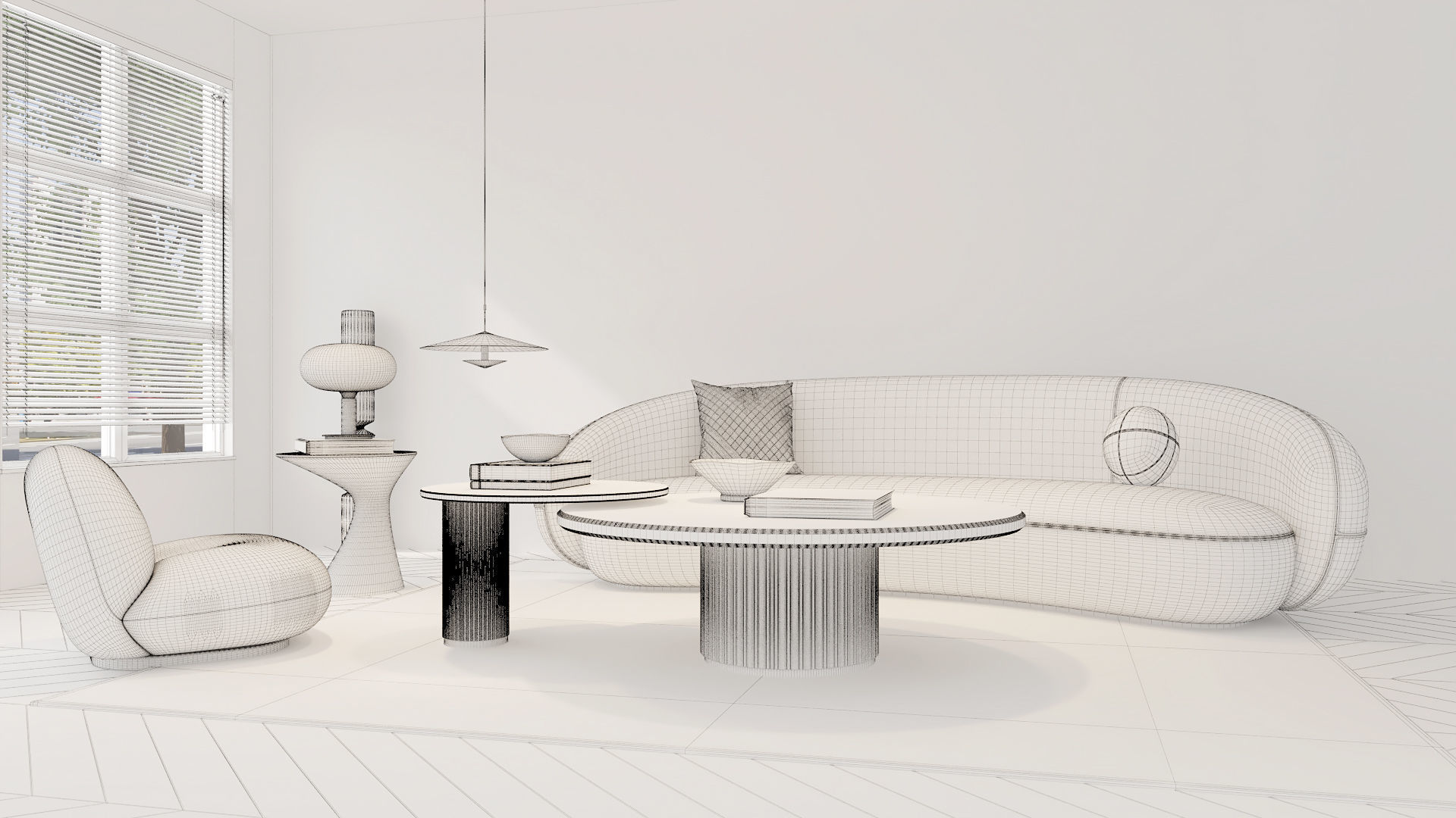 Living room sofa Number 1 -002 -3D model 3D model_5