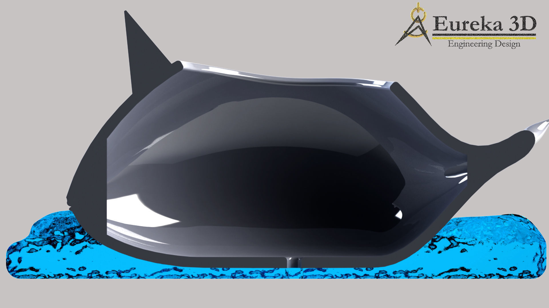 Narwhal flowerpot 3D print model_16