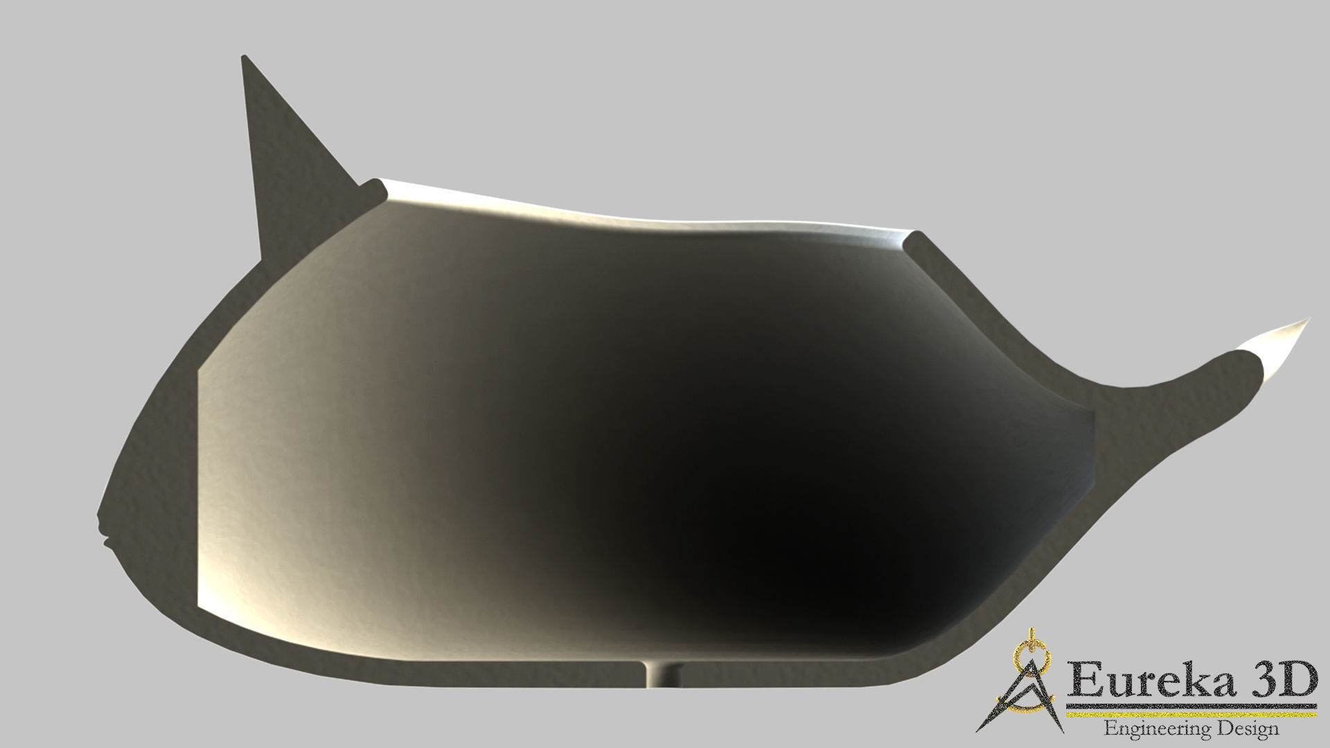 Narwhal flowerpot 3D print model_17