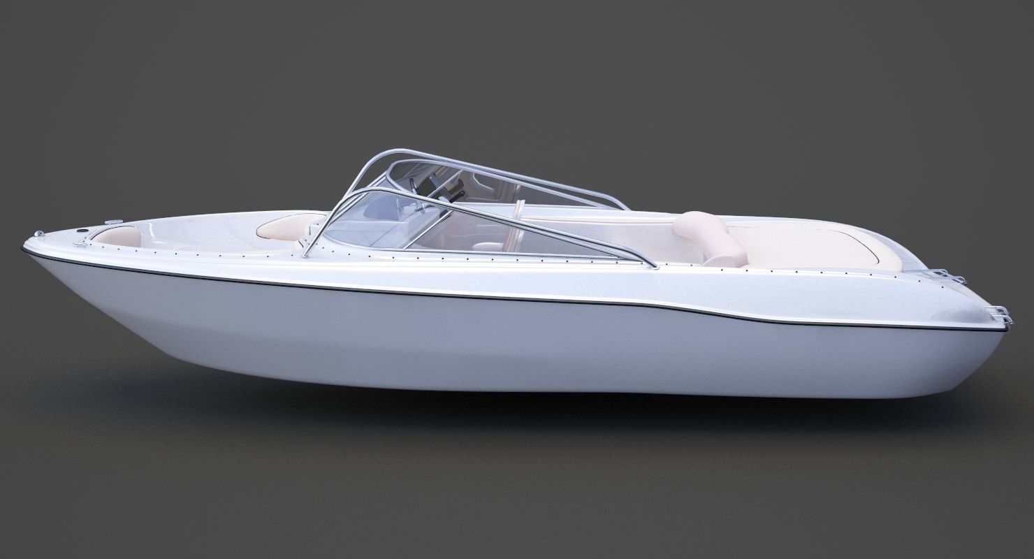 Motor Boat 05 3D model_8