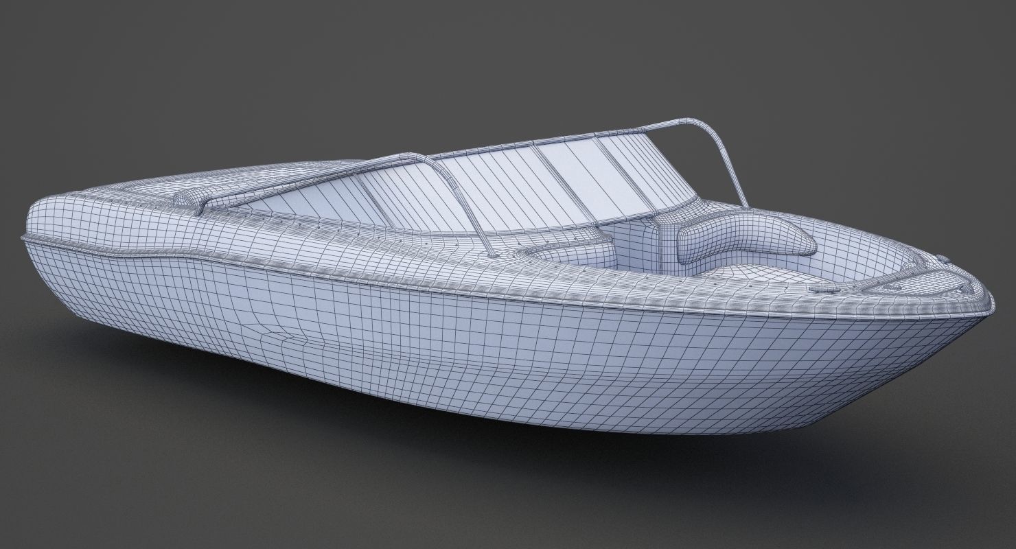 Motor Boat 05 3D model_16