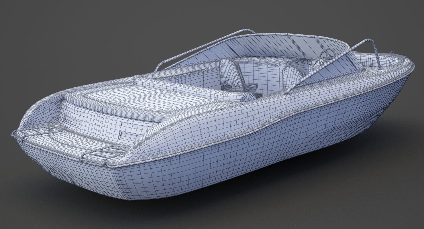 Motor Boat 05 3D model_17