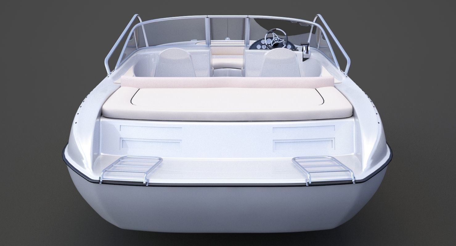 Motor Boat 05 3D model_6
