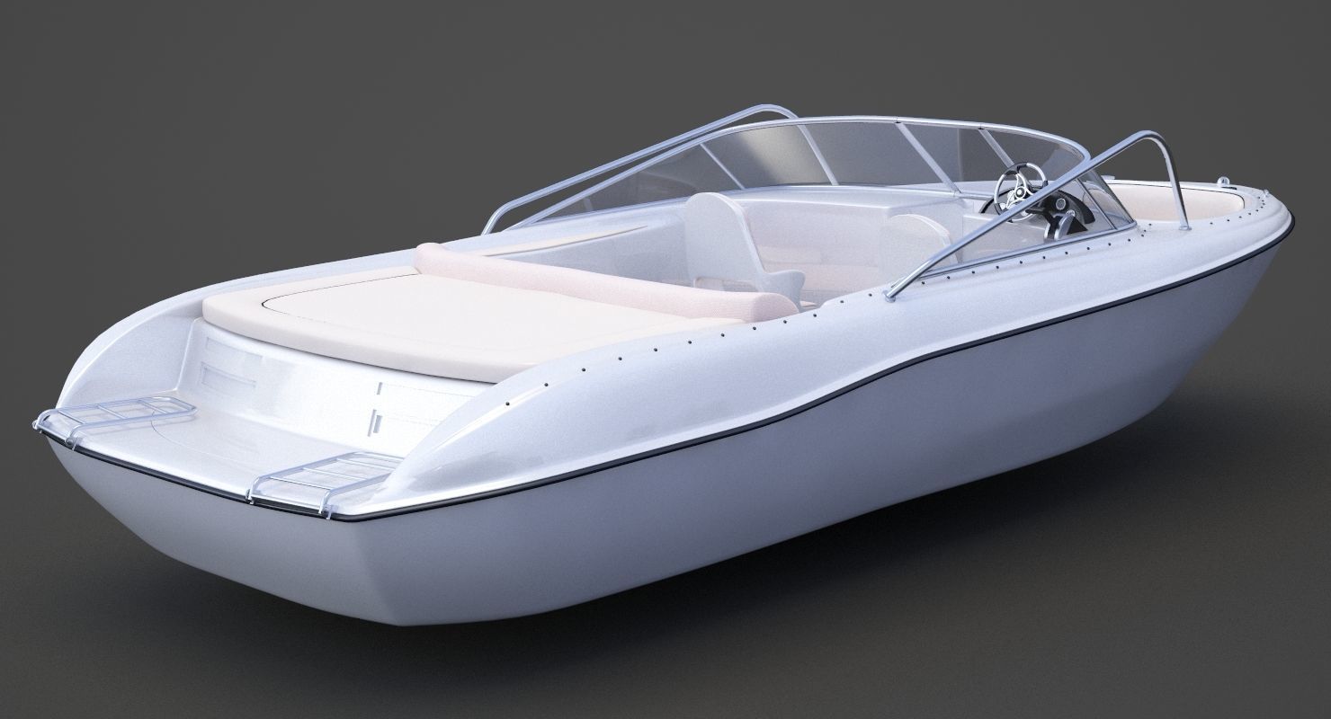 Motor Boat 05 3D model_5