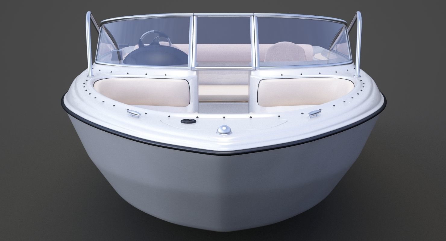 Motor Boat 05 3D model_2