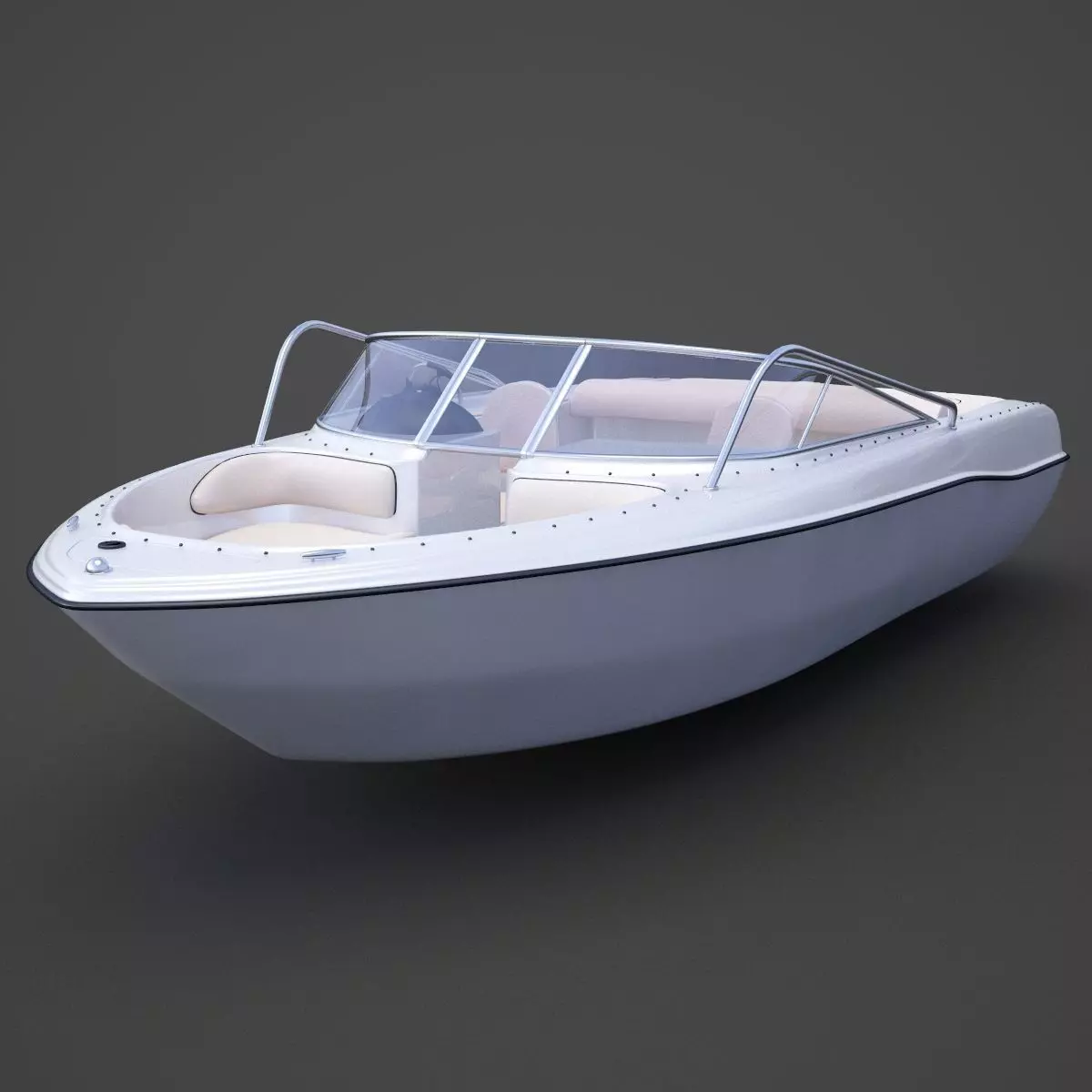 Motor Boat 05 3D model_0