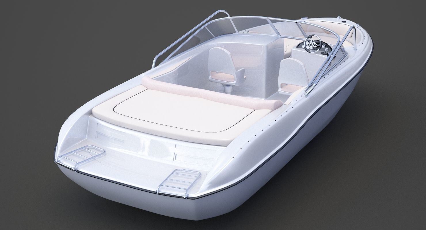 Motor Boat 05 3D model_11