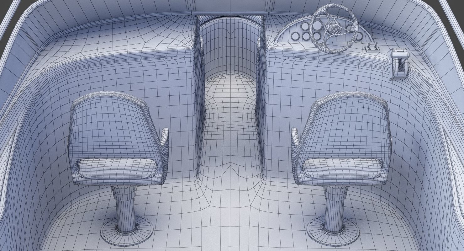 Motor Boat 05 3D model_20