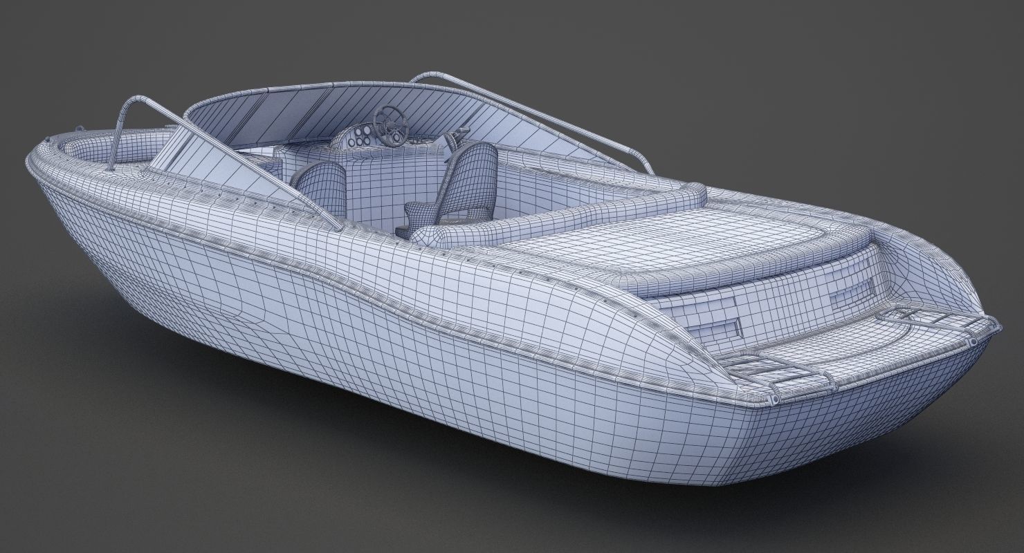 Motor Boat 05 3D model_18