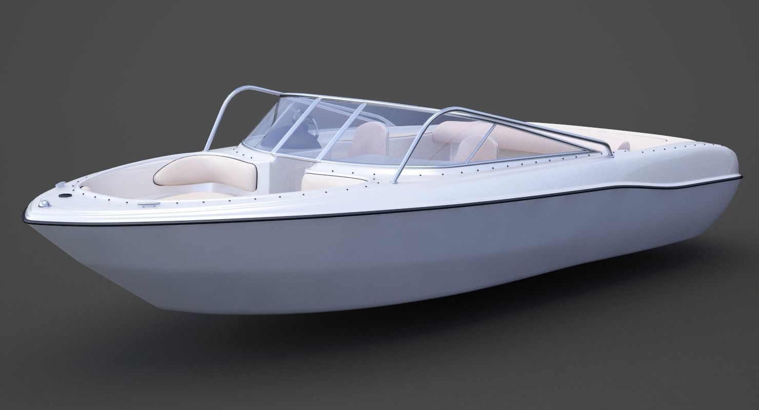 Motor Boat 05 3D model_9
