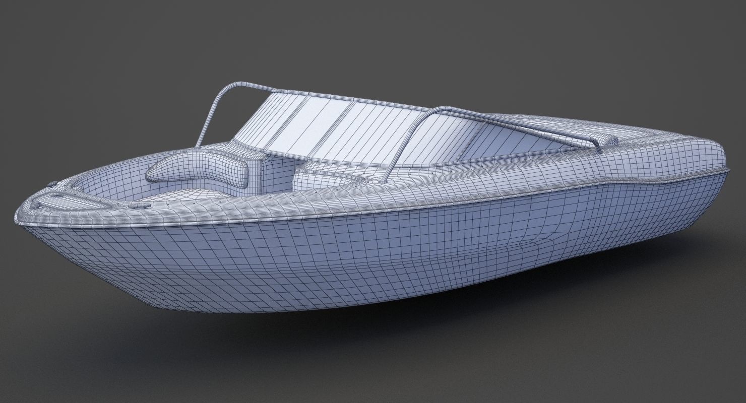 Motor Boat 05 3D model_15