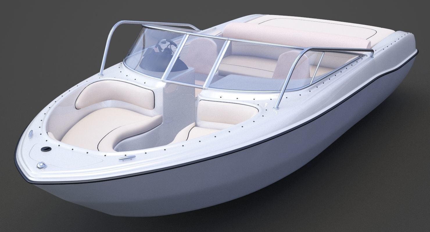 Motor Boat 05 3D model_10