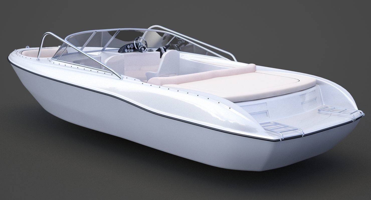 Motor Boat 05 3D model_7