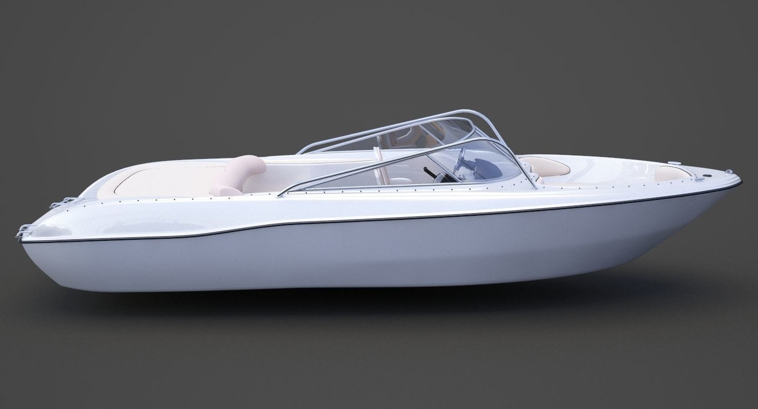 Motor Boat 05 3D model_4