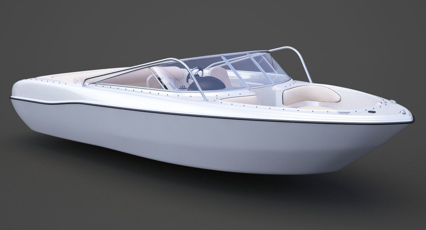 Motor Boat 05 3D model_3
