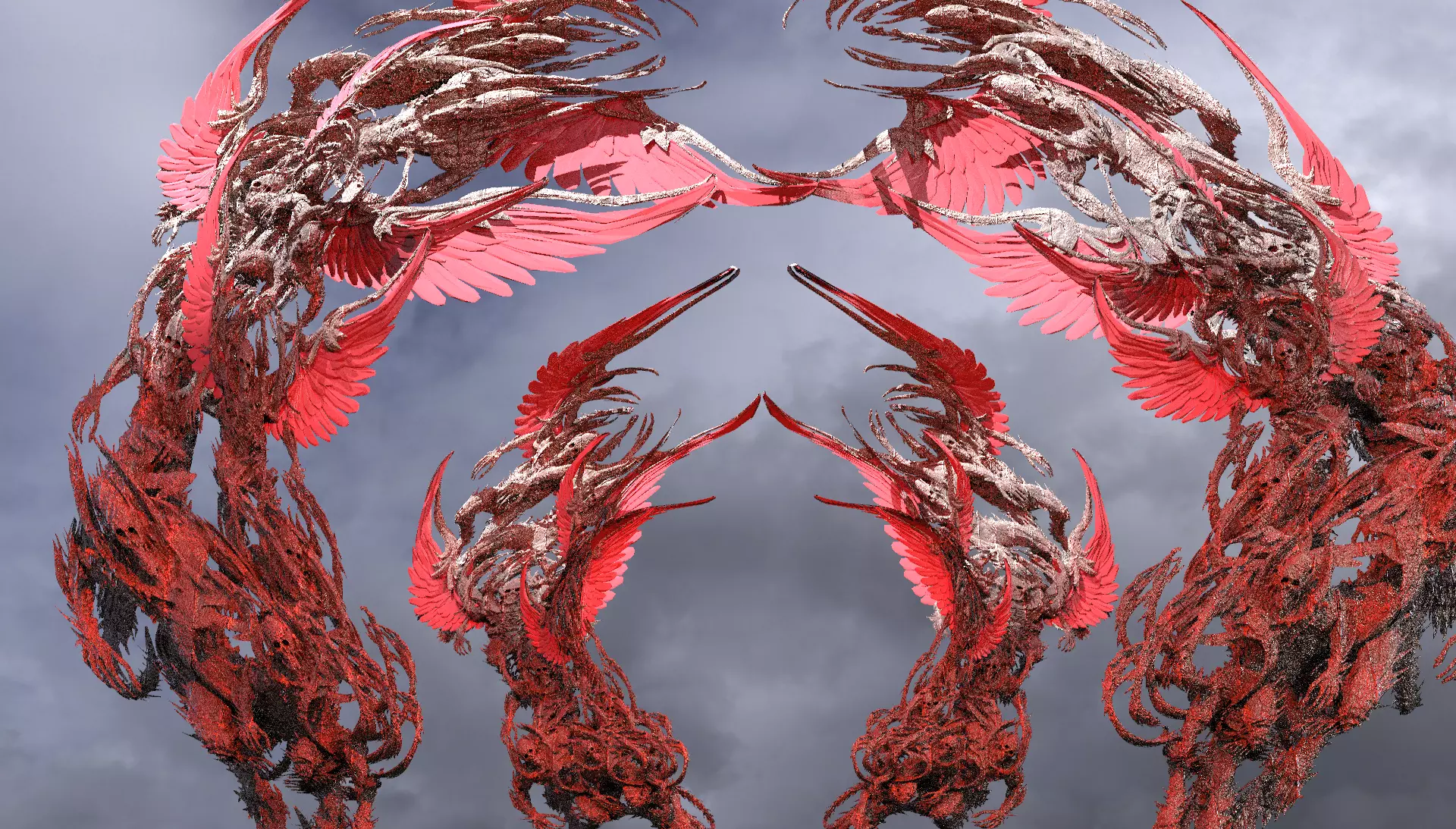 Dantes Inferno Dark legion Archway  3D model_0