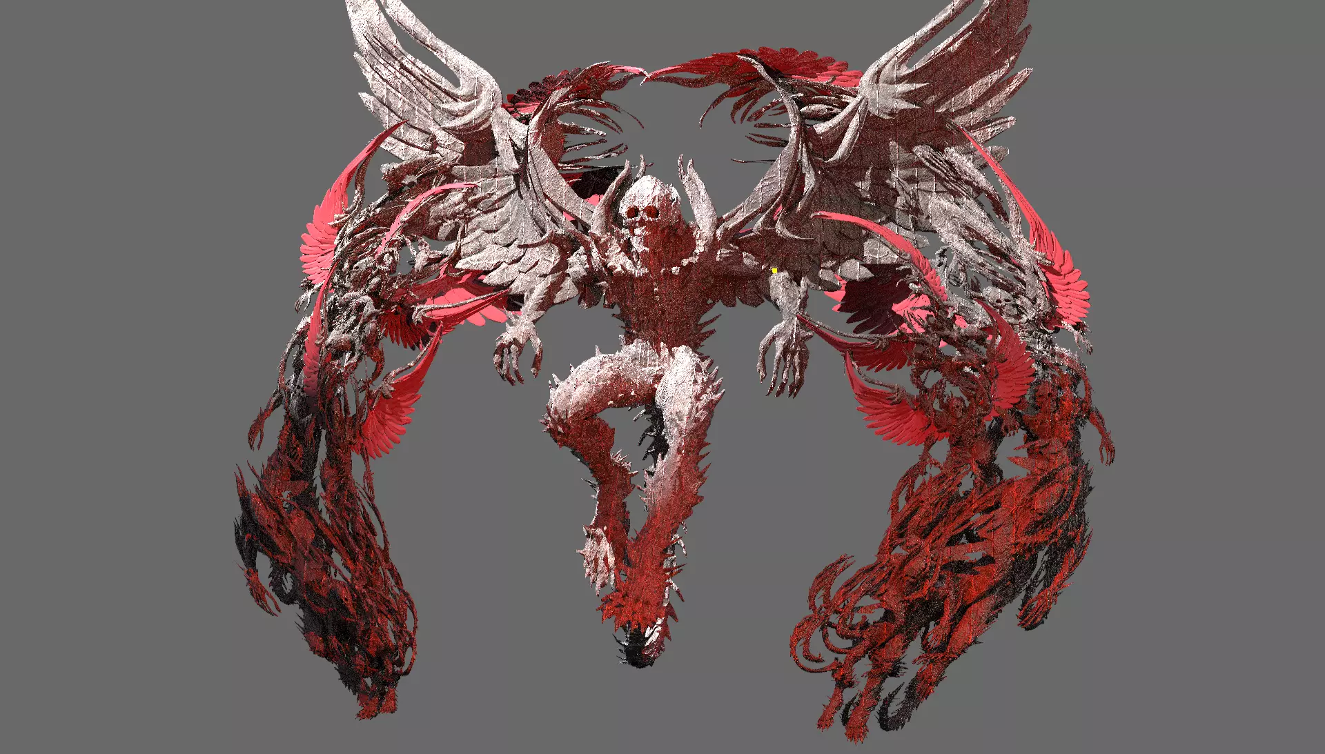 Dantes Inferno Dark legion Nephilim Archway 3D model_0