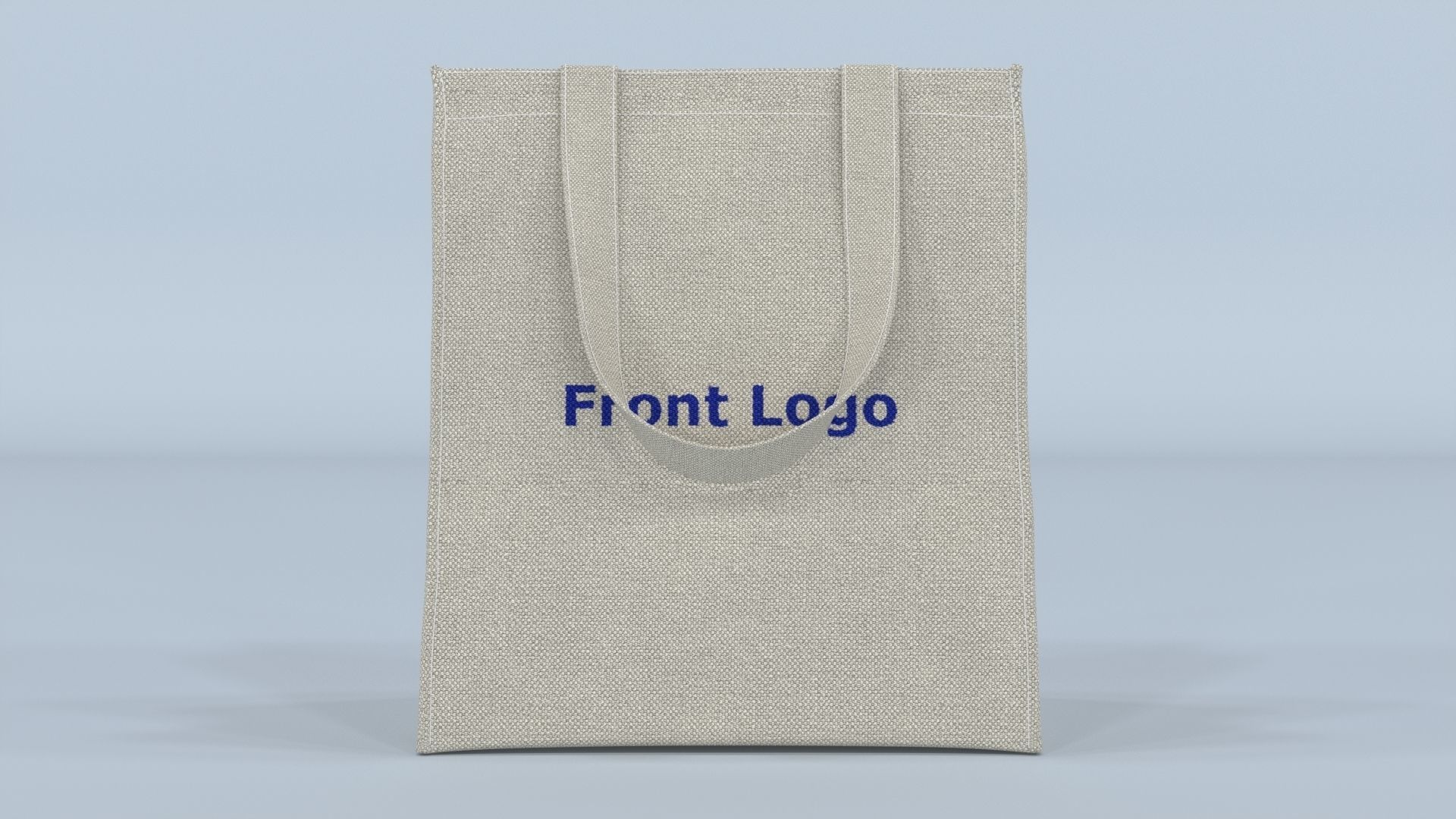 Tote Bag Low-poly 3D model_1