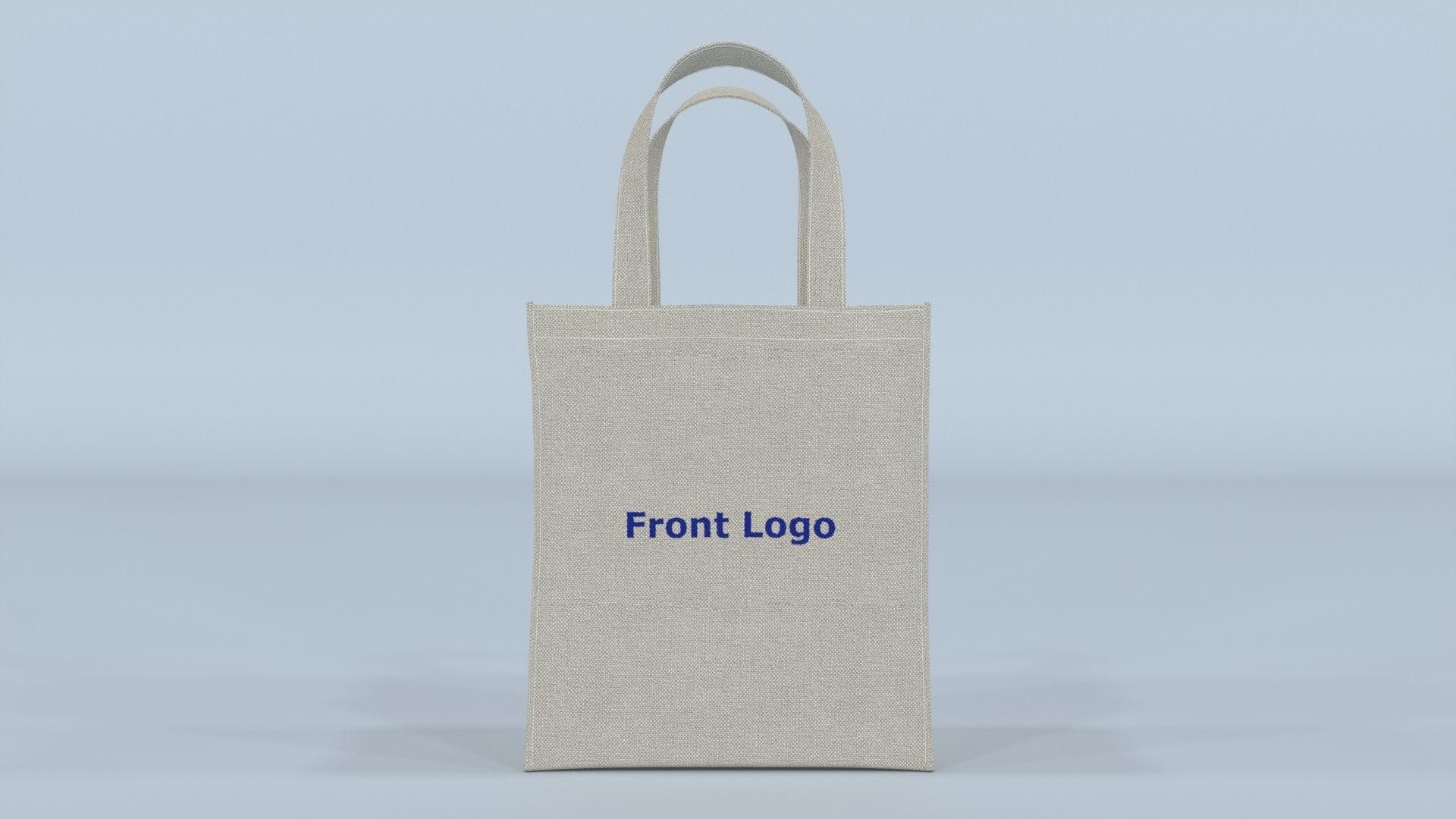 Tote Bag Low-poly 3D model_4