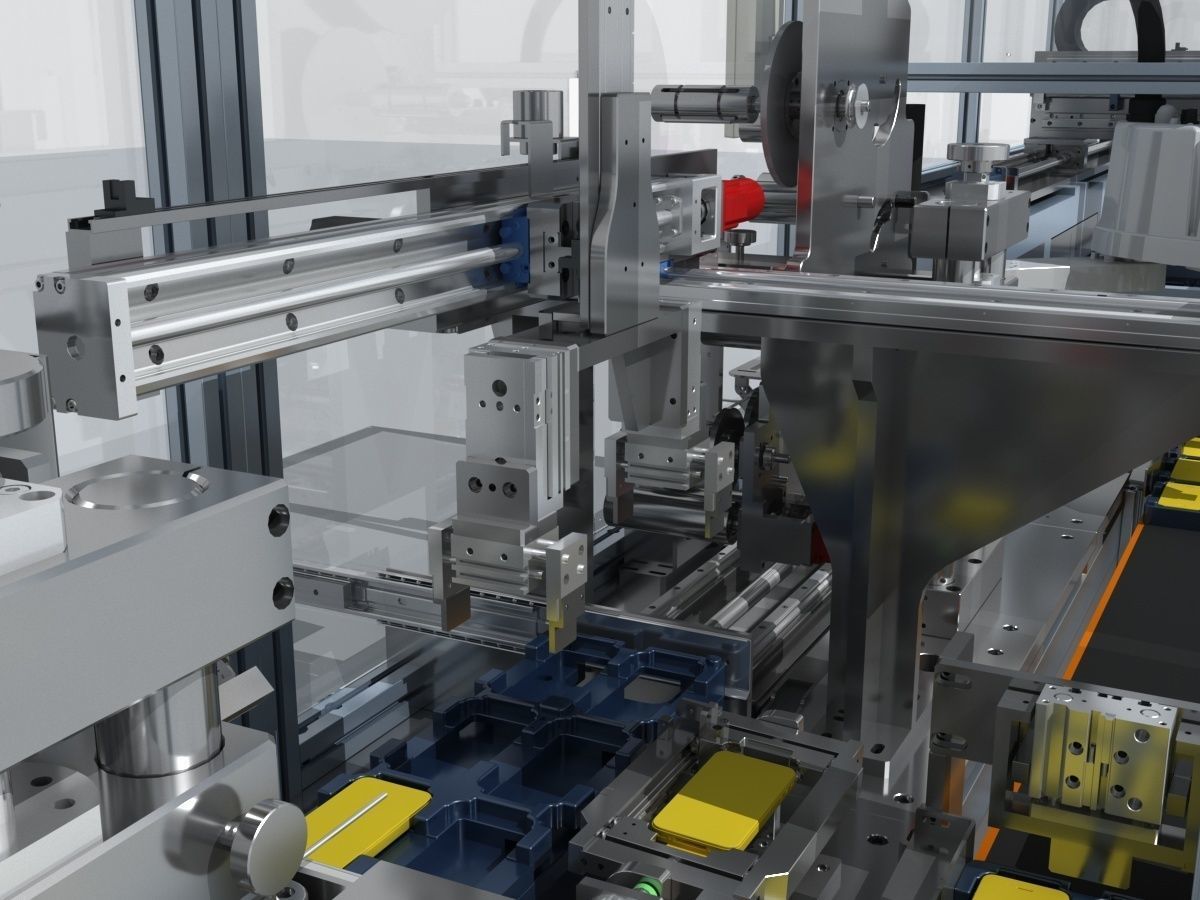Industrial Equipment 14 - Fully Automatic Application Line 3D model_9
