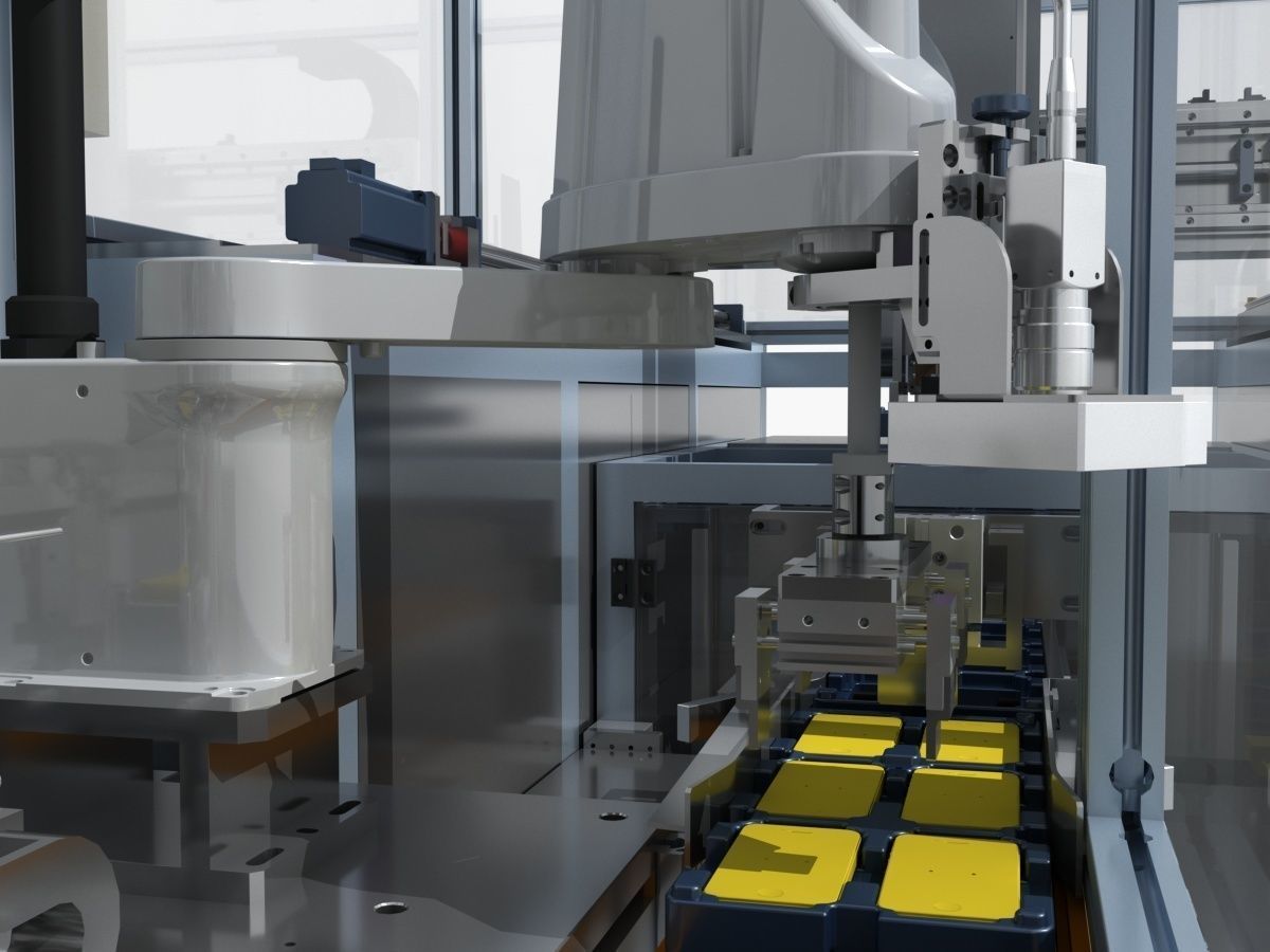 Industrial Equipment 14 - Fully Automatic Application Line 3D model_11