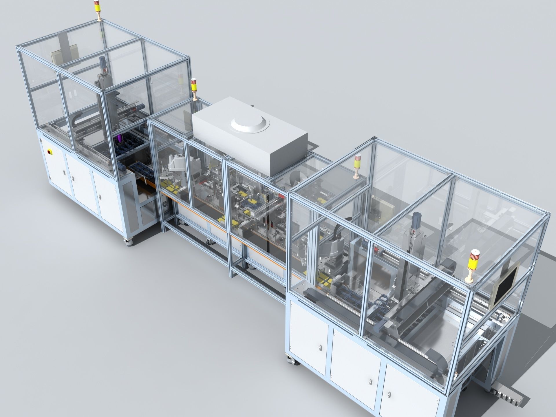 Industrial Equipment 14 - Fully Automatic Application Line 3D model_2