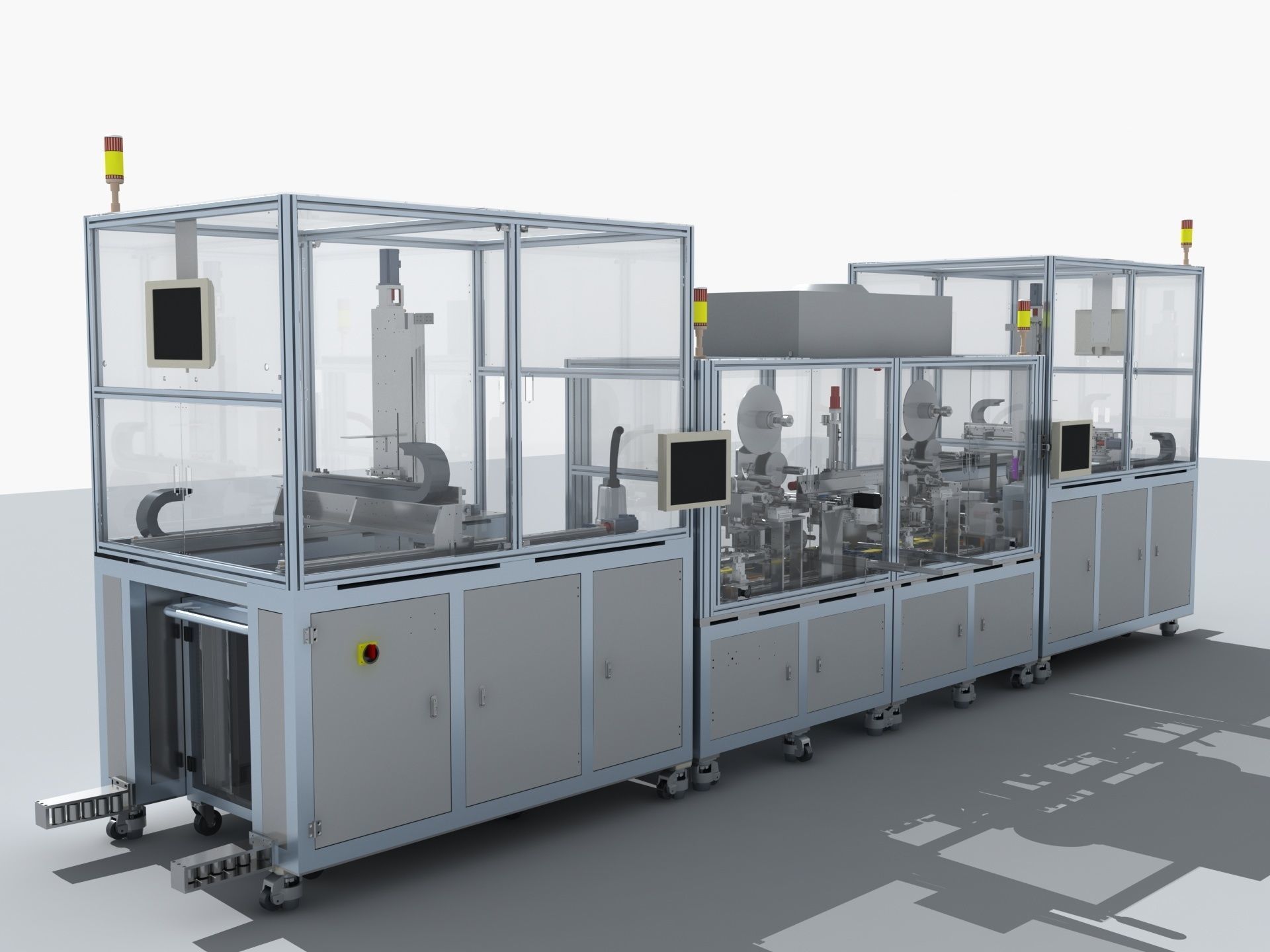 Industrial Equipment 14 - Fully Automatic Application Line 3D model_3