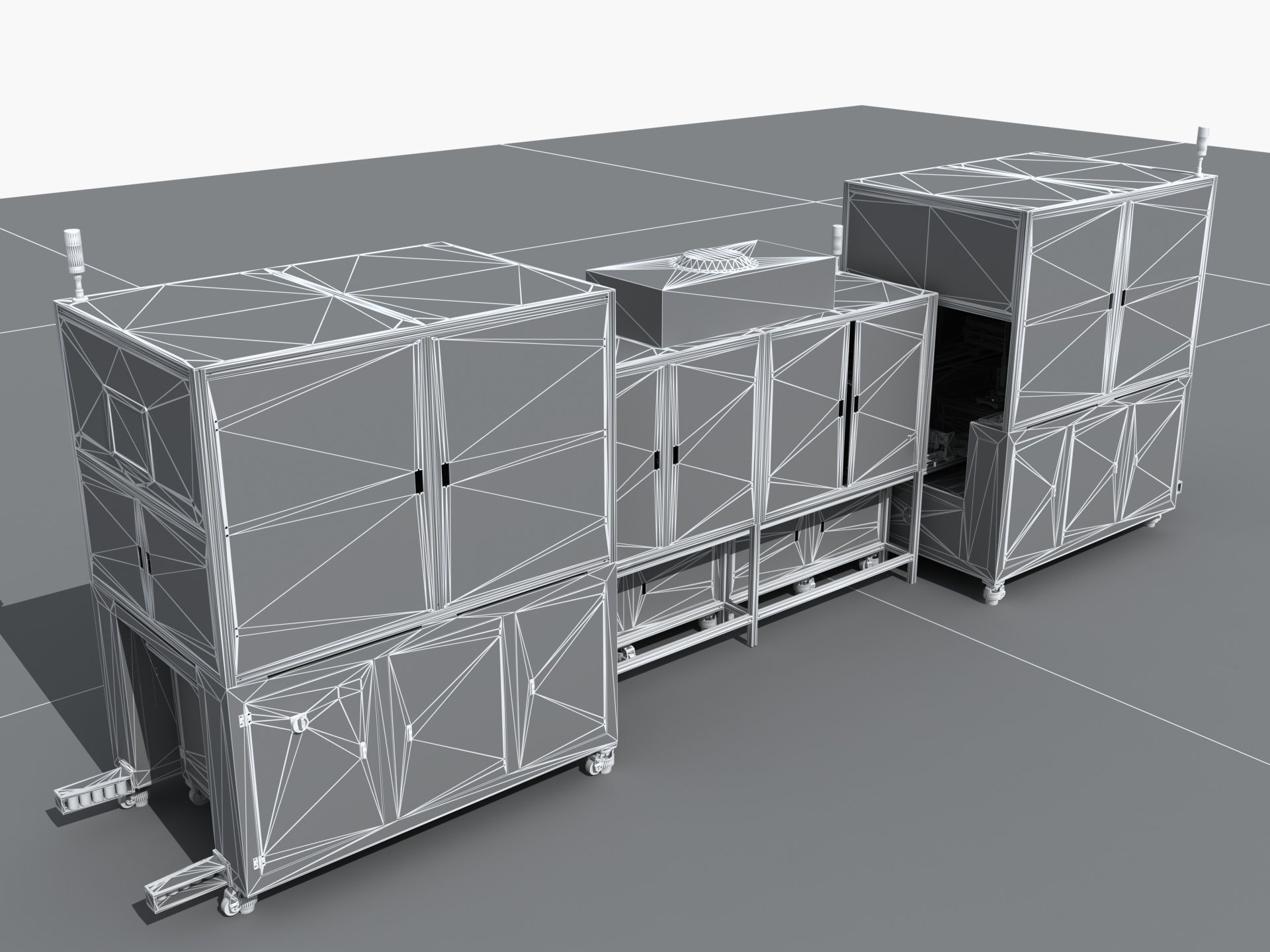 Industrial Equipment 14 - Fully Automatic Application Line 3D model_12