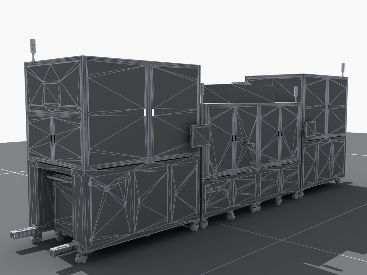 Industrial Equipment 14 - Fully Automatic Application Line 3D model_13