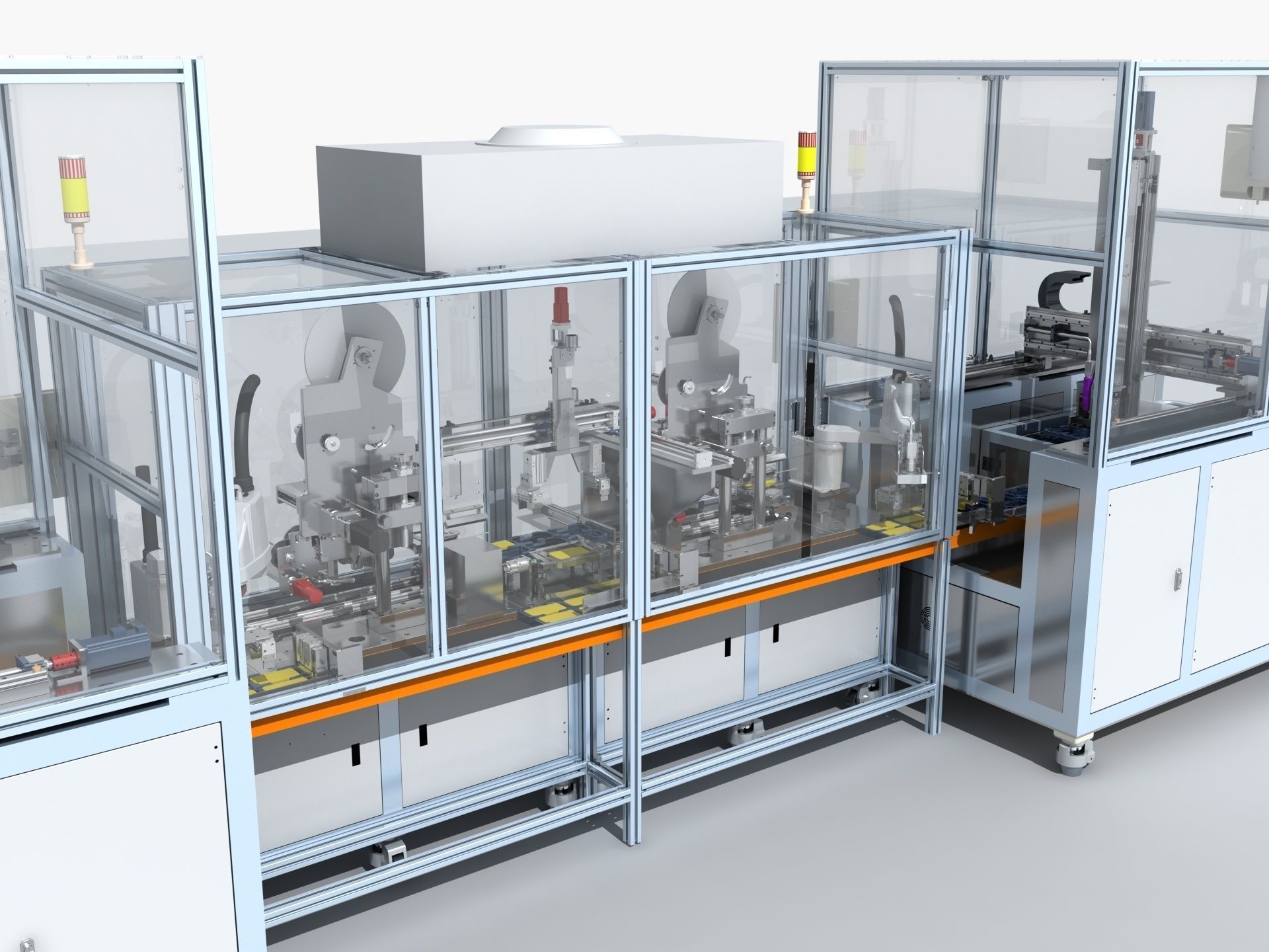 Industrial Equipment 14 - Fully Automatic Application Line 3D model_4