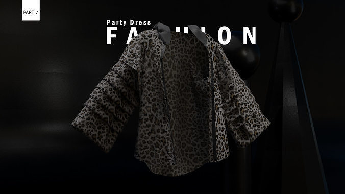 clo3D fashion Coat 3D model