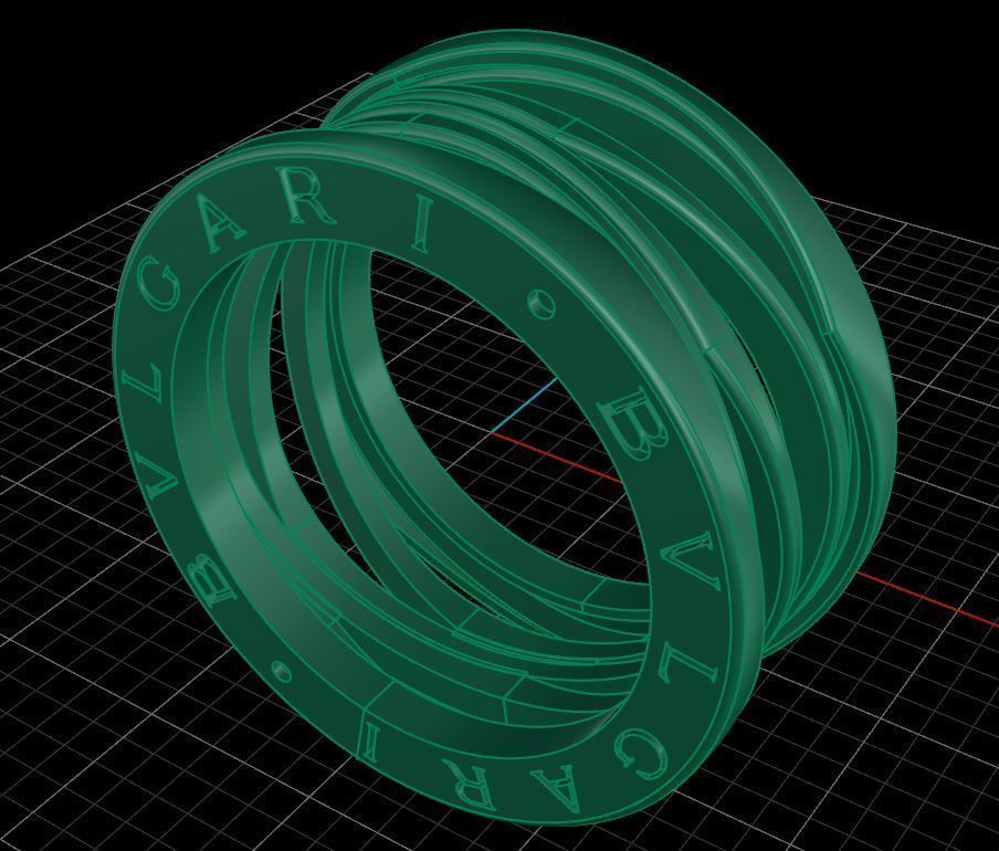 Bzero1 Ring Without Stone 3D print model_3