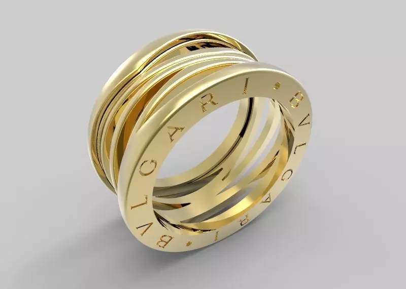 Bzero1 Ring Without Stone 3D print model_0