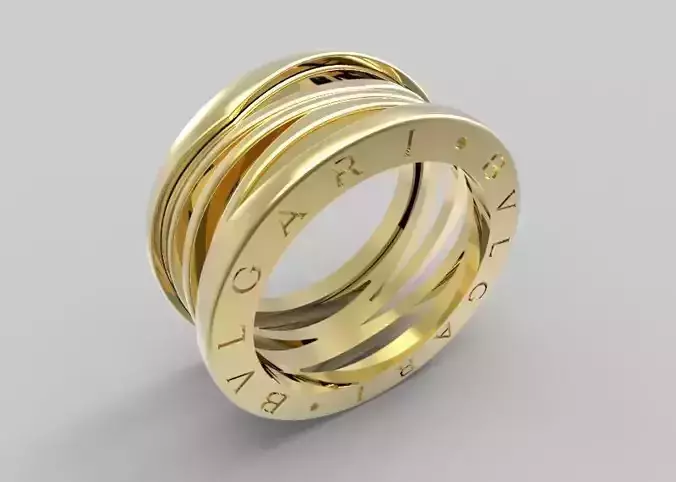 Bzero1 Ring Without Stone 3D print model