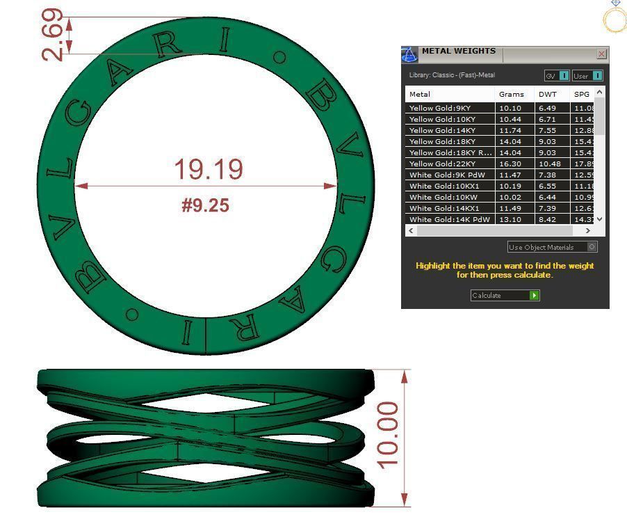 Bzero1 Ring Without Stone 3D print model_5